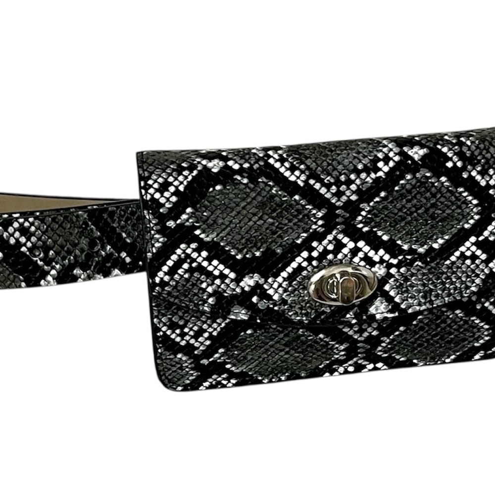Snakeskin Waist Purse Belt